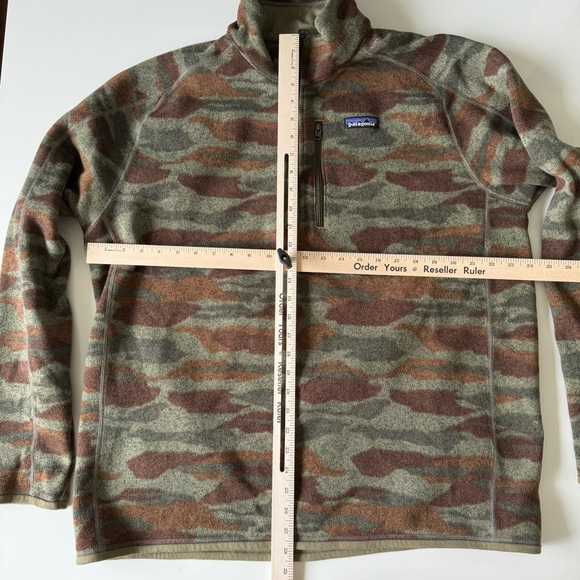 Patagonia Better Sweater Adult XL Camo 1/4 Zip Fleece Outdoor Mens 25523 BWSK - Picture 8 of 10